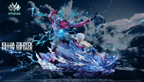 【Pre-order】MY Studio 1/6 Scale Killua vs Menthuthuyoupi Resin Statue
