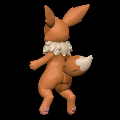 【Pre-order】Lingmo Studio Eevee Doll Silicone Doll Resin Statue