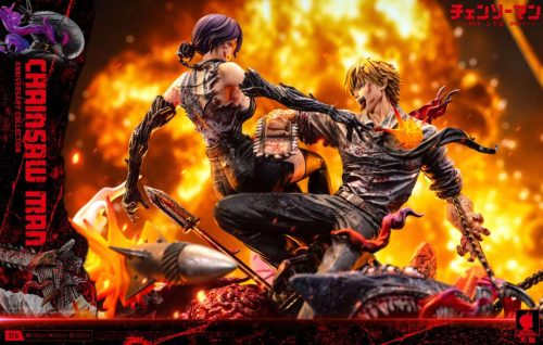 【Pre-order】Big Feeler Studio Denji vs Reze Resin Statue