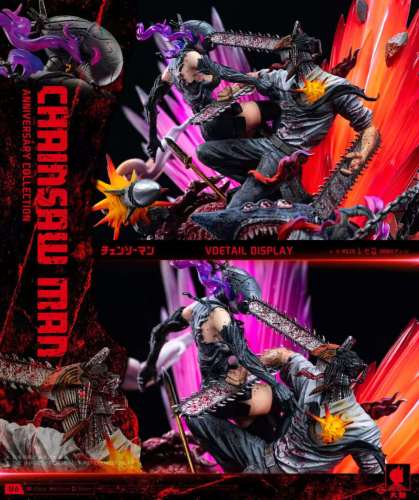 【Pre-order】Big Feeler Studio Denji vs Reze Resin Statue