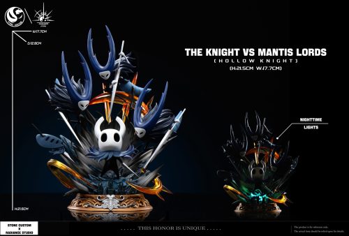 【Pre-order】Stone Custom x Radiance Stone Studio Hollow Knight #05 The Knight Statue Resin