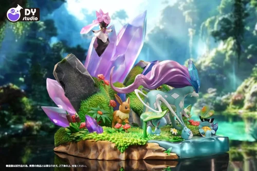 【Pre-order】DY Studio Suicune and Powkemown in the Afternoon Sun Resin Statue