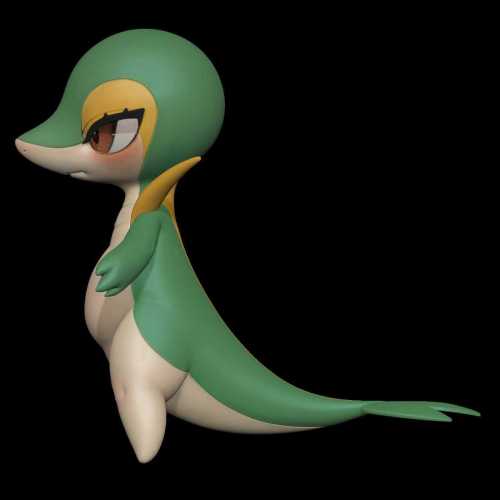 【Pre-order】Lingmo Studio Snivy Plush Doll Resin Statue
