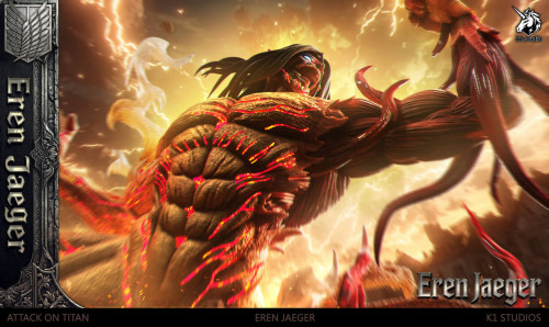 【Pre-order】K1 Studio 1/6 Scale AOT Eren Resin Statue