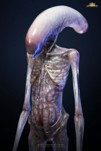 【Pre-order】Deep Tale Studio 1/1 Scale Alien Covenant Chestburster Resin