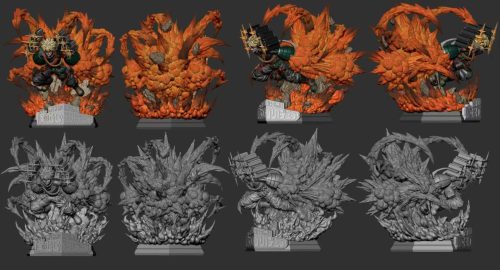 【Pre-order】HERO Studio 1/6 Scale Katsuki Bakugo Resin Statue