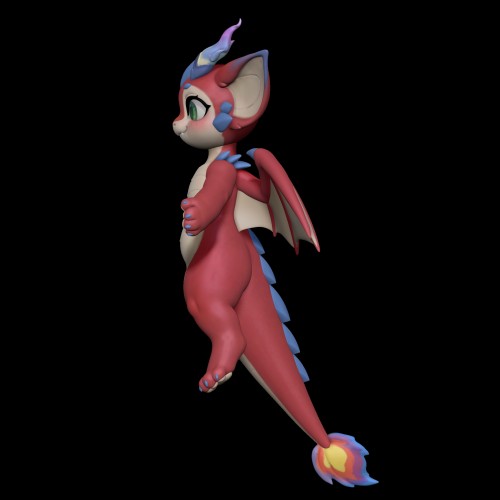 【Pre-order】Lingmo Studio Charmander Plush Toy Resin Statue