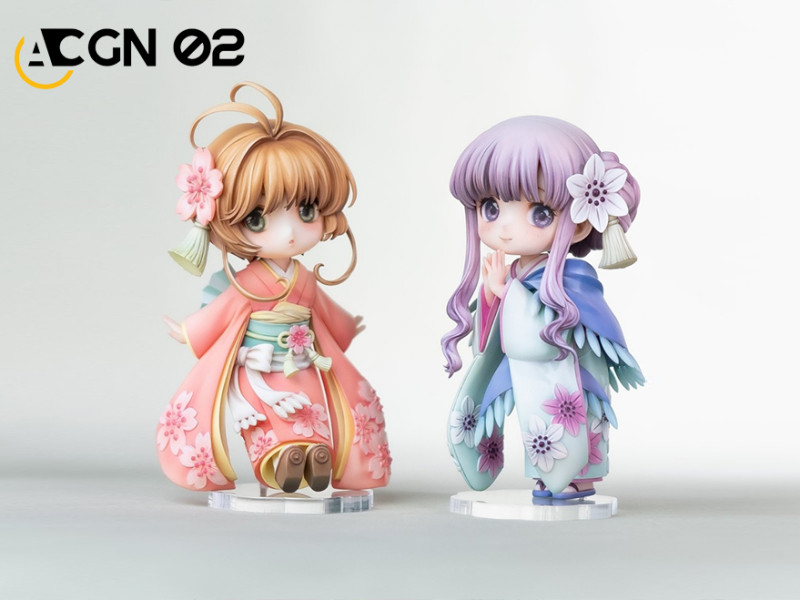 【Pre-order】ACGN 02 STUDIO Chibi Scale Sakura & Tomoyo Resin Statue