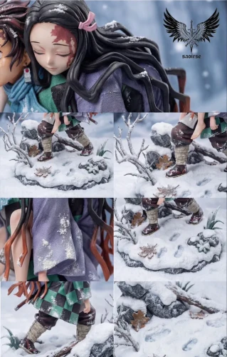 【Pre-order】Saoirse Studio 1/6 Scale Kamado Tanjirou & Kamado Nezuko Resin Statue