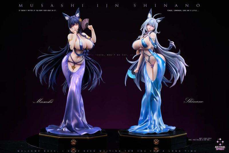 【Pre-order】AstralSpirit Studio 1/4 Scale Fox Sisters IJN Shinano & IJN Musashi Resin Statue