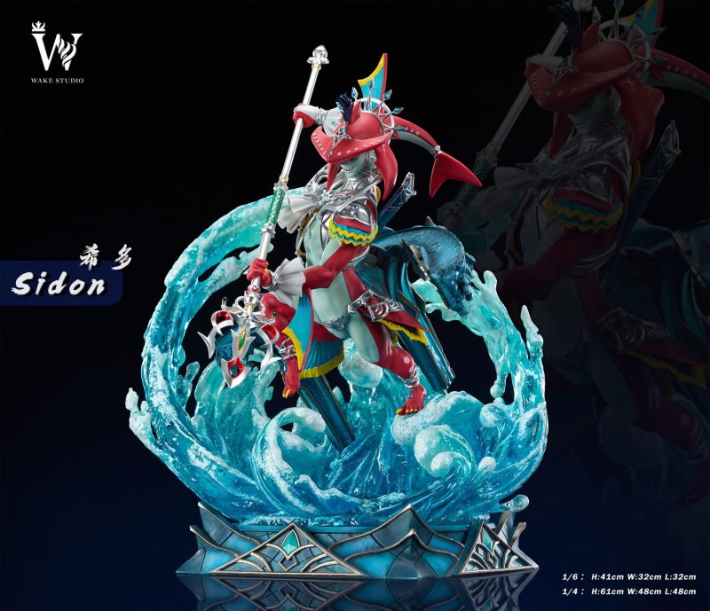 【Pre-order】Wake Studio 1/4 & 1/6 Scale The Legend of Zelda Sidon Resin Statue