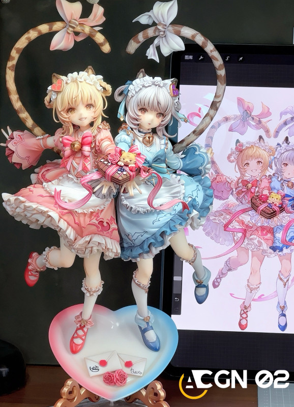【Pre-order】ACGN 02 STUDIO 1/7 Scale Granblue Fantasy Sindara Tiger Twins Resin Statue