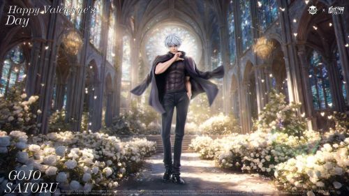 【Pre-order】ZanyJoke X FANTASY Studio 1/6 & 1/4 Scale Valentine's Day with Satoruh Gojoh Resin Statue