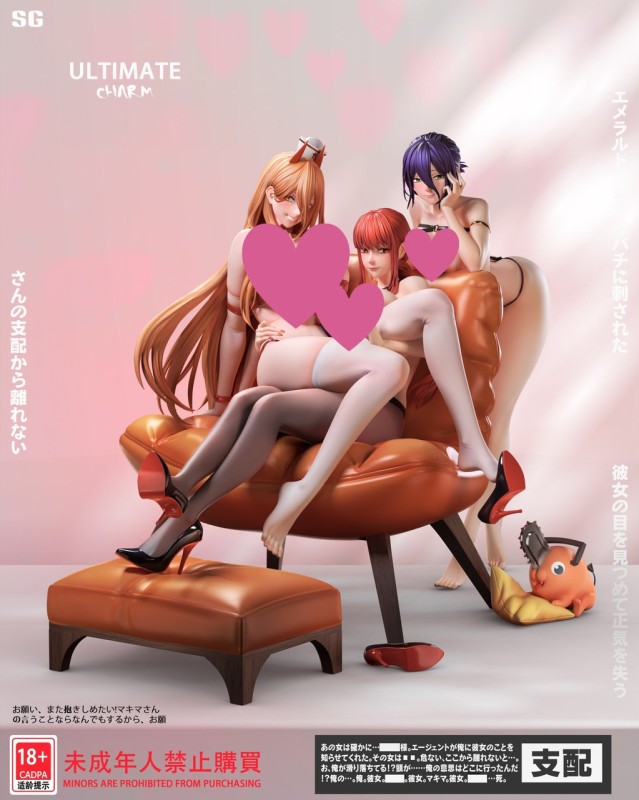 【Pre-order】Ship Girl Studio 1/6 & 1/4 Scale Makima x Reze x Power Resin Statue