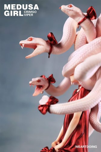 【Pre-order】WeArtDoing Studio Medusa Girl Green Viper & Crimson Viper Resin Statue