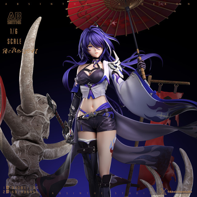 【Pre-order】Honkai Star Rail Acheron GK Resin Statue 1/6 Scale ABsinthe Studio