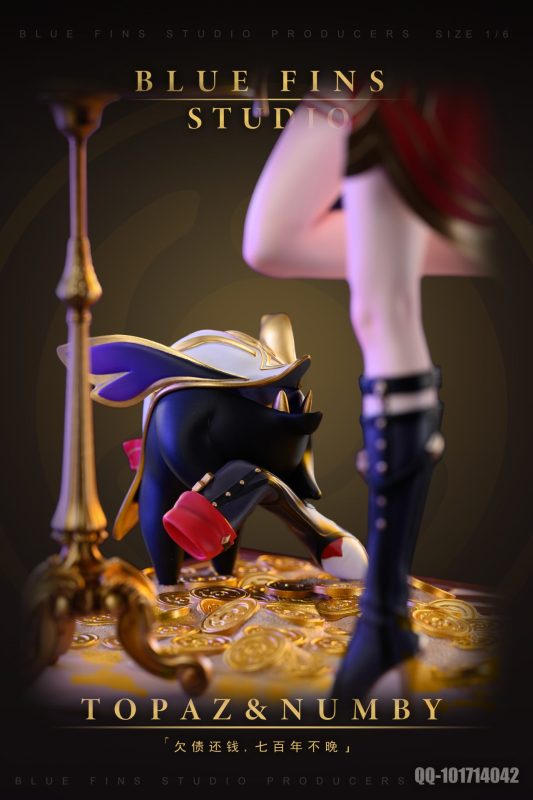 【Pre-order】Topaz and Numby GK Resin Statue 1/6 Scale Blue Fins Studio