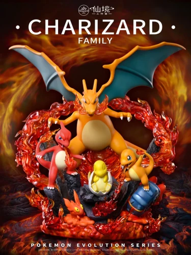 【Pre-order】Charizard Evolution Series GK Resin Statue 1/20 Scale Wonderland Studio