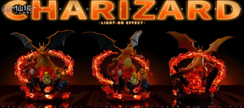 【Pre-order】Charizard Evolution Series GK Resin Statue 1/20 Scale Wonderland Studio