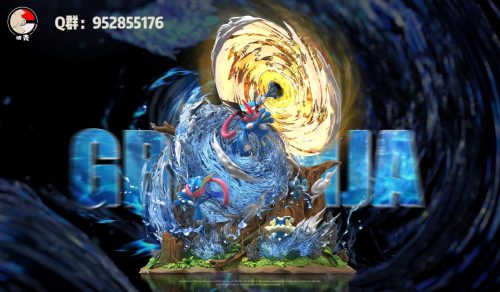 【Pre-order】Po ke Studio Greninja Evolution GK Statue GK Resin Statue