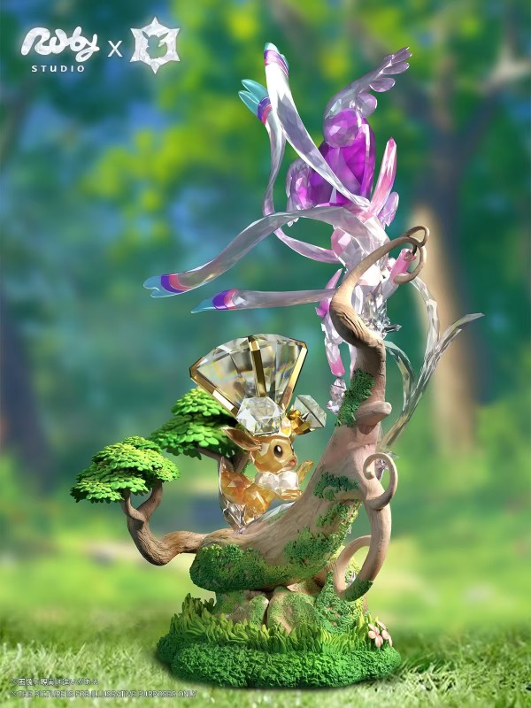 【Pre-order】The First Wave of Eevee Forest Miracle Shine GK Resin Statue Ruby Studio