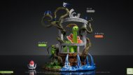 【Pre-order】 Grovyle love Meganium GK Resin Statue Dao Dang Studio