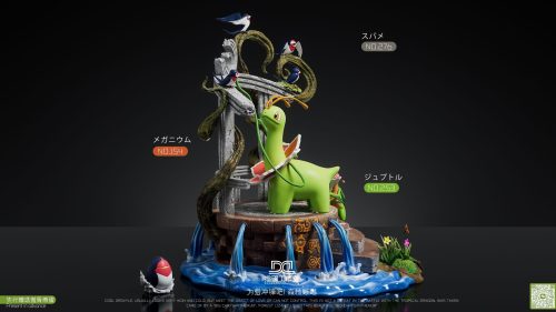 【Pre-order】 Grovyle love Meganium GK Resin Statue Dao Dang Studio