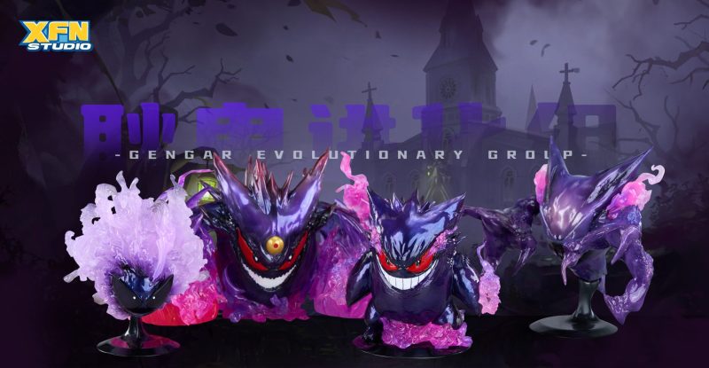 【Pre-order】Gengar Evolution Set GK Resin Statue XFN Studio