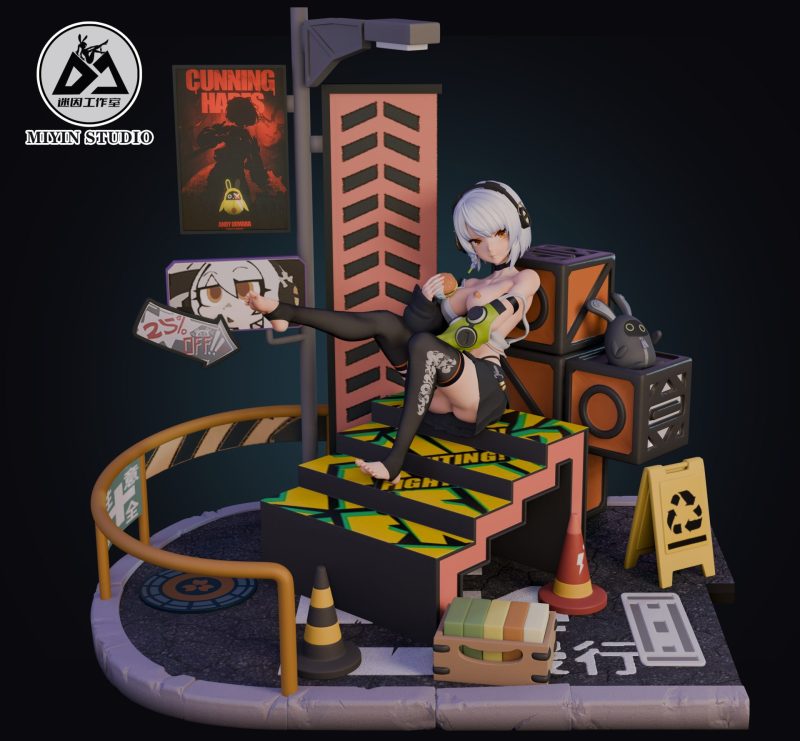 【Pre-order】Zenless Zone Zero First partner #2 Anby Demara GK Resin Statue 1/6 Scale Mi Yin Studio