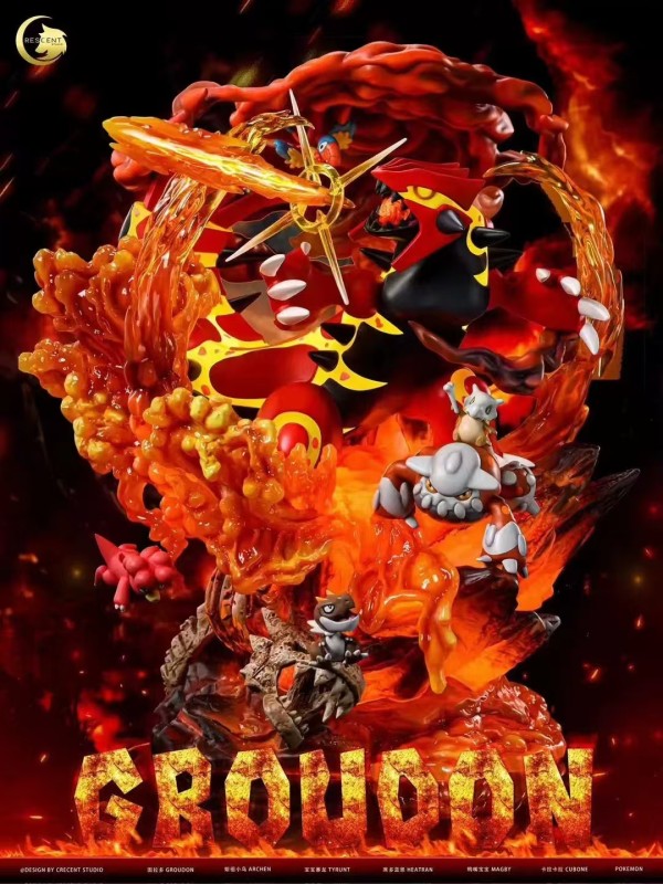 【Pre-order】King Of Land Primal Reversion Groudon GK Resin Statue Crescent Studio