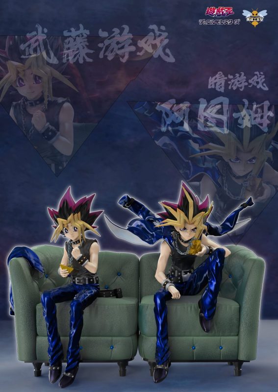 【Pre-order】Yu Gi Oh Dark Sitting Yugi Muto & ATEM GK Resin Statue 1/7 Scale Wasp Studio