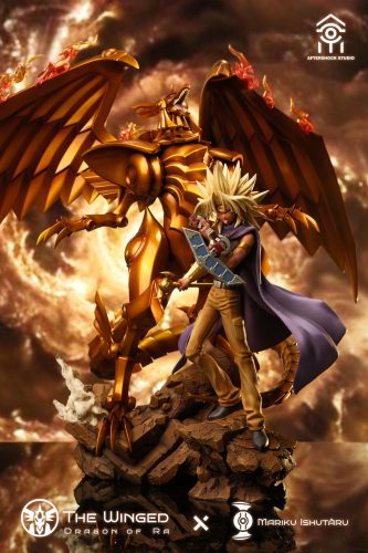 【Pre-order】Yu Gi Oh Marik Ishtar & Winged Dragon GK Resin Statue Aftershock Studio