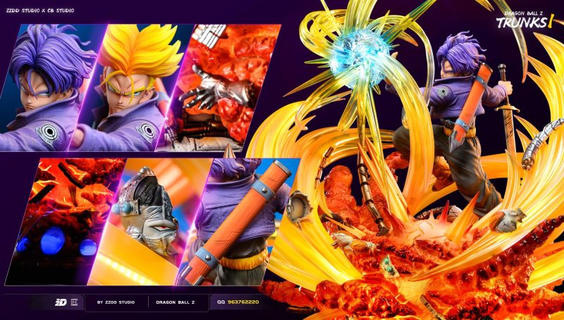 【Pre-order】Dragon Ball Z Collections Trunks Resin GK Statue ZZDD x CB Studio