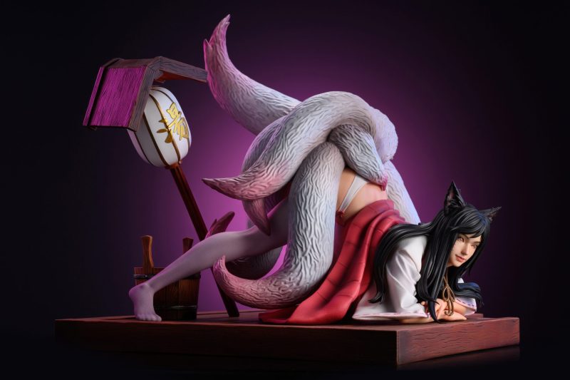 【Pre-order】League of Legends Nine tailed Fox Ahri GK Resin Statue 1/4 Scale Preorde Fireball Studio