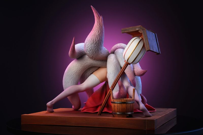 【Pre-order】League of Legends Nine tailed Fox Ahri GK Resin Statue 1/4 Scale Preorde Fireball Studio