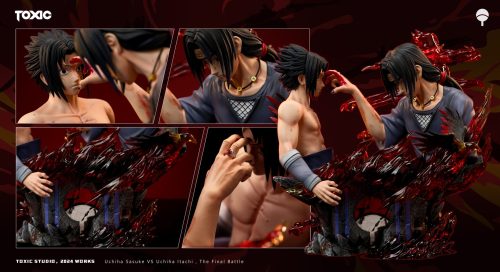 【Pre-order】Naruto Bust Series #1 Uchiha Sasuke vs Uchiha Itachi Resin Statue 1/6 & 1/1 Scale Toxic Studio