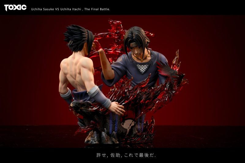【Pre-order】Naruto Bust Series #1 Uchiha Sasuke vs Uchiha Itachi Resin Statue 1/6 & 1/1 Scale Toxic Studio