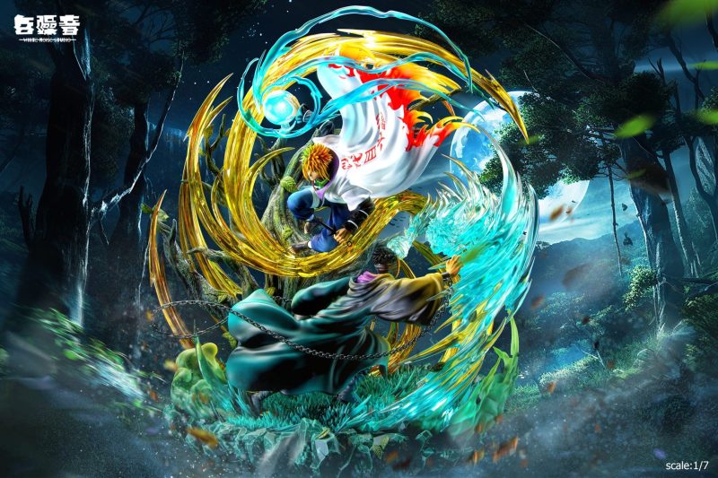 【Pre-order】Minato Namikaze VS Uchiha Obito Resin Statue 1/7 Scale White Noise Studio