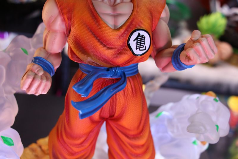 【In stock】Dragon Ball Z Krillin LED GK Resin Statue 1/4 Scale Real Creation x AH Studio