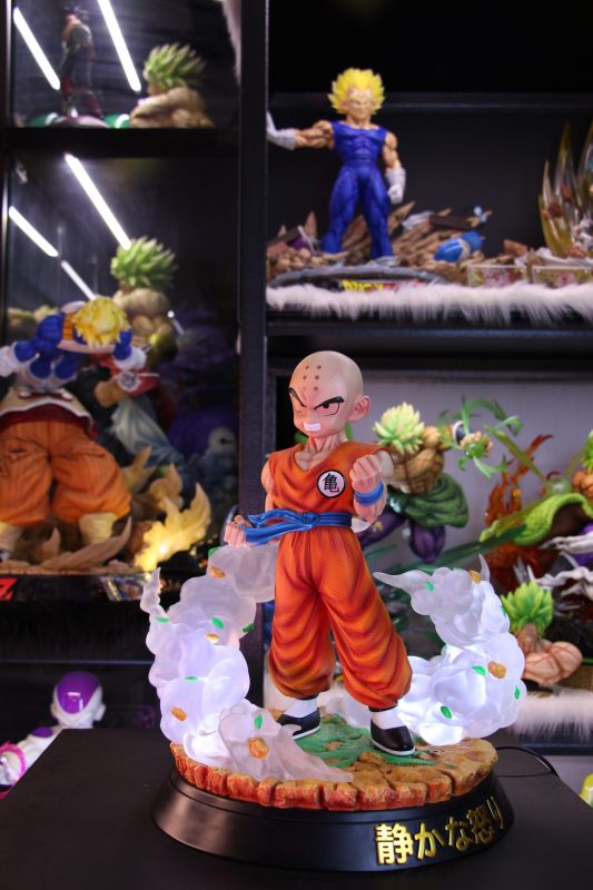 【In stock】Dragon Ball Z Krillin LED GK Resin Statue 1/4 Scale Real Creation x AH Studio