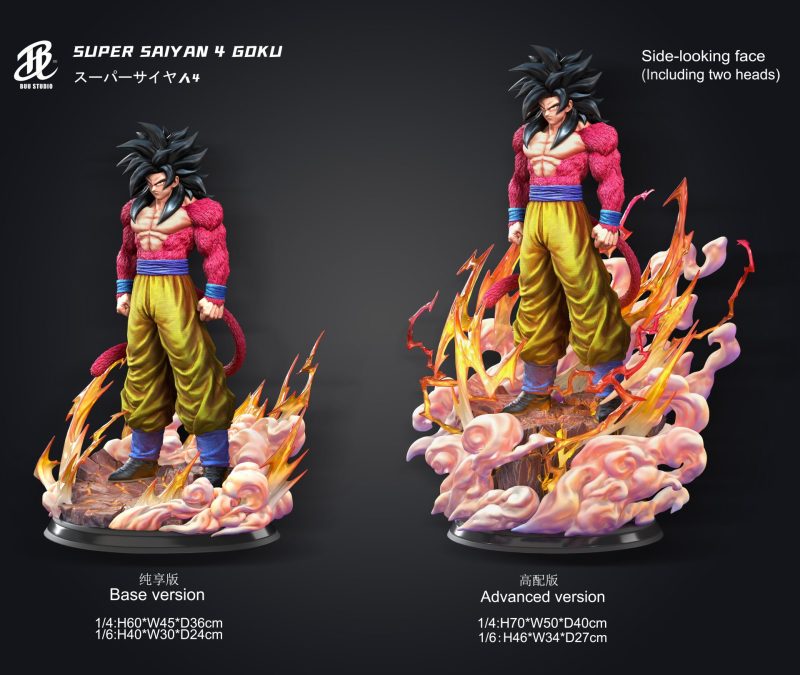 【Pre-order】Dragon Ball Z SSJ4 Goku GK Resin Statue 1/6 & 1/4 Scale Buu Studio