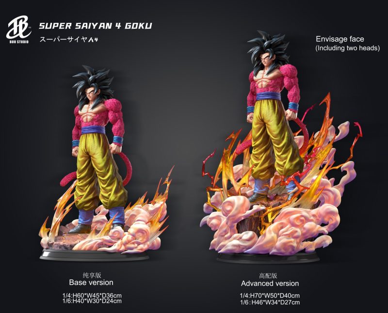 【Pre-order】Dragon Ball Z SSJ4 Goku GK Resin Statue 1/6 & 1/4 Scale Buu Studio