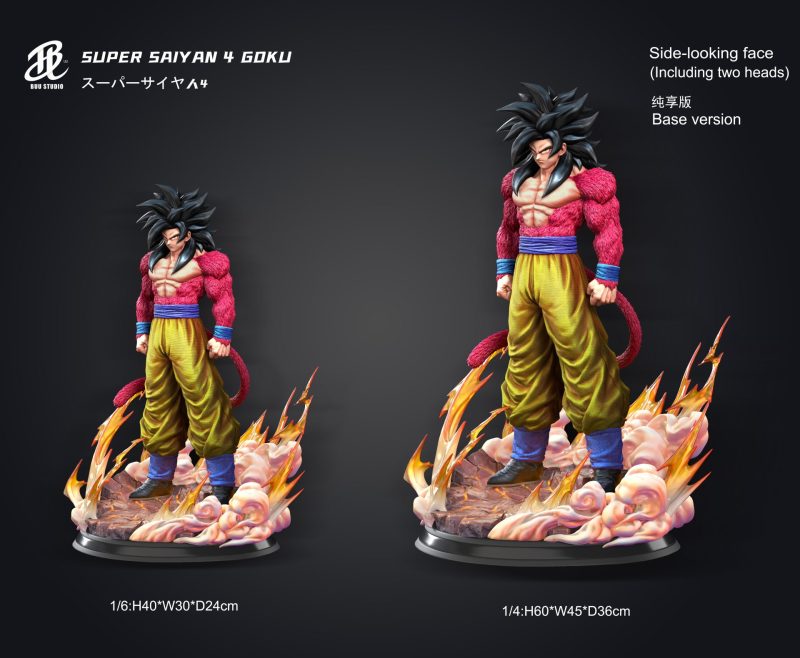 【Pre-order】Dragon Ball Z SSJ4 Goku GK Resin Statue 1/6 & 1/4 Scale Buu Studio