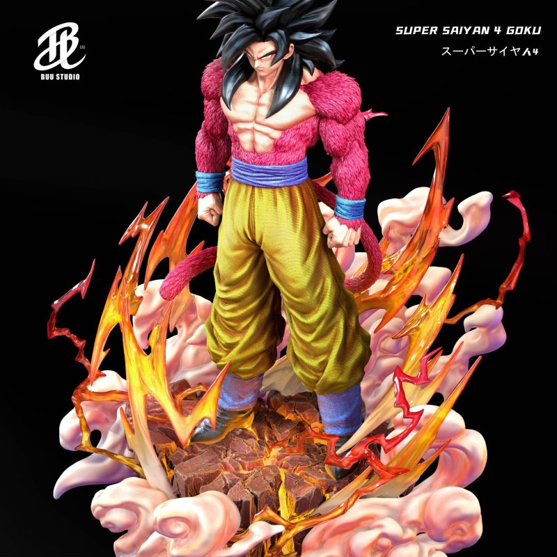 【Pre-order】Dragon Ball Z SSJ4 Goku GK Resin Statue 1/6 & 1/4 Scale Buu Studio