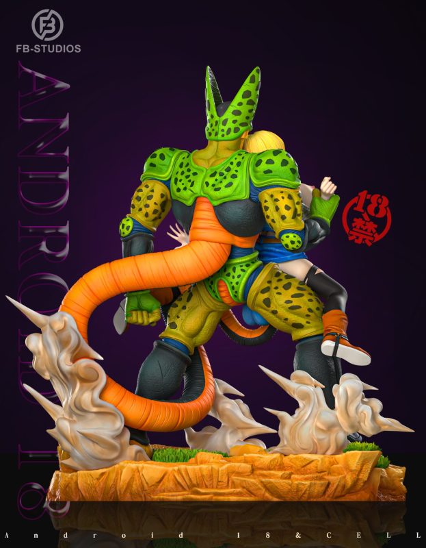 【Pre-order】Dragon Ball Z Android 18 vs Cell GK Resin Statue FB Studio