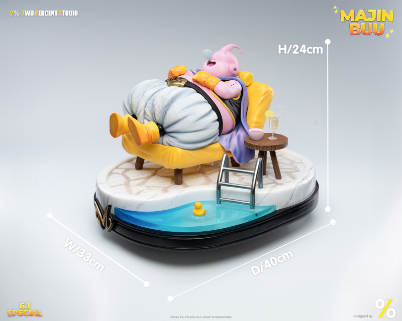 【Pre-order】Dragon Ball Z Majin Buu GK Resin Statue 1/6 Scale 2% Studio