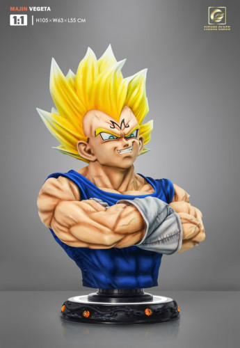 【Pre-order】Majin Vegeta Lifesize Bust GK Resin Statue 1/1 Scale Orcale Studio
