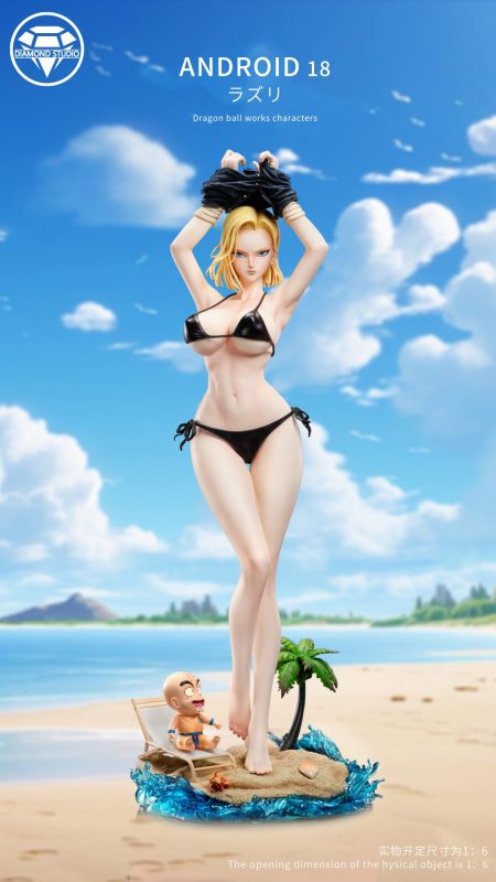 【Pre-order】Dragon Ball Z Android 18 GK Resin Statue 1/6 Scale Diamond Studio