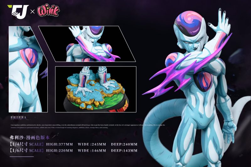 【Pre-order】TJ Studio & Wink Studio 1/6 & 1/4 Scale DBZ Frieza Four Forms GK Resin Statue