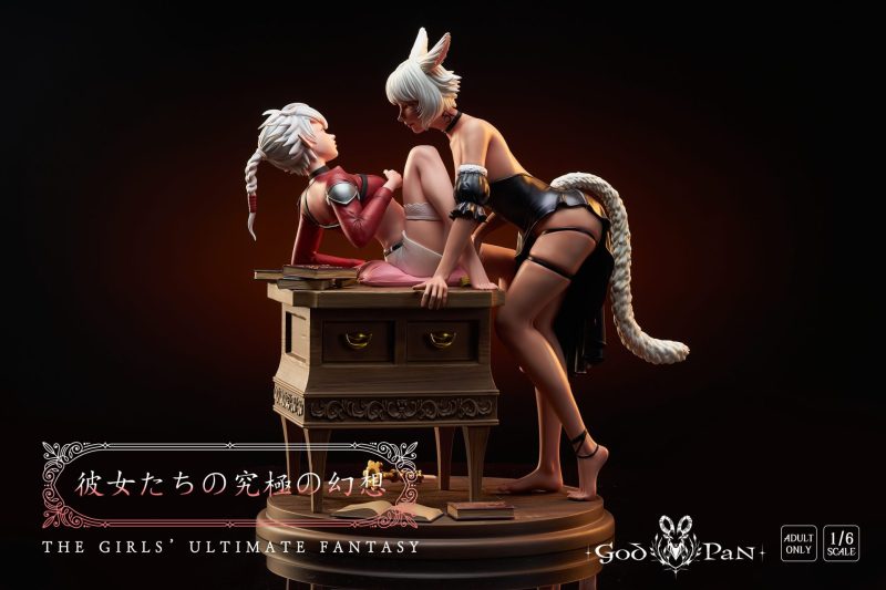 【Pre-order】Final Fantasy XIV Alisaie Leveilleur & Y'shtola GK Resin Statue 1/6 Scale God Pan Studio